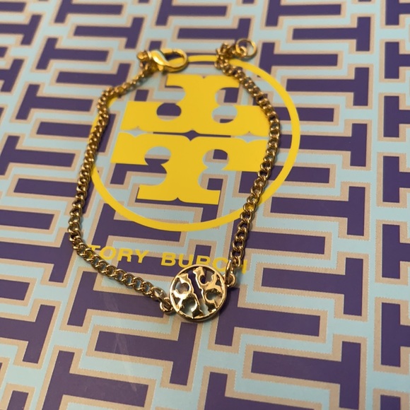 TORY BURCH GOLD dainty bracelet - Picture 3 of 5